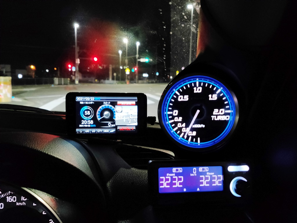 日本精機 Defi (デフィ) メーター【Racer Gauge N2】60φ ターボ計 200kPa DF16601