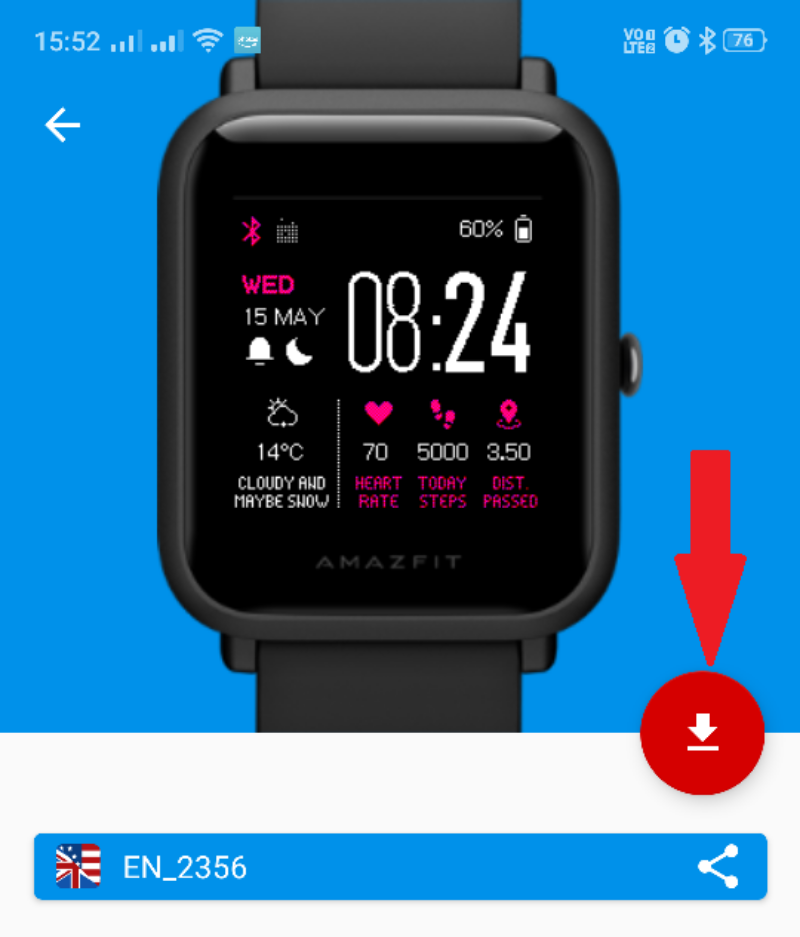 Amazfit Bipのウォッチフェイス変更方法