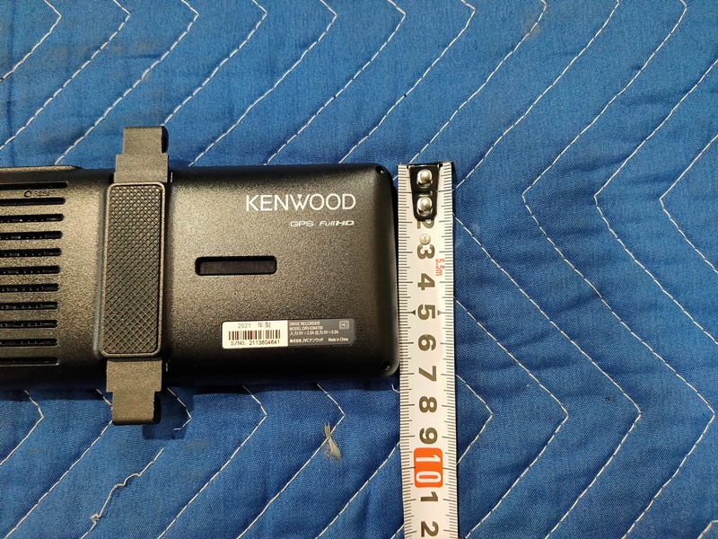 KENWOOD(ケンウッド) ミラー型ドライブレコーダー DRV-EM4700　本体サイズ