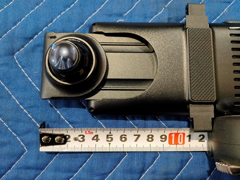 KENWOOD(ケンウッド) ミラー型ドライブレコーダー DRV-EM4700　カメラ部サイズ