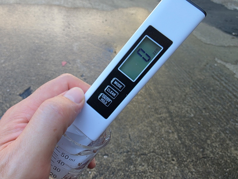 ガラコート 洗車用純水器 純水計測