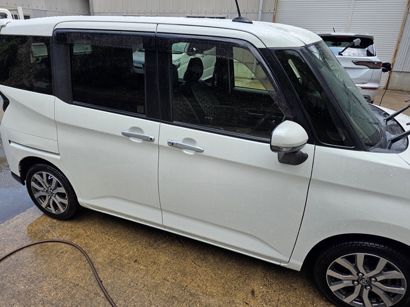 純水洗車完了
