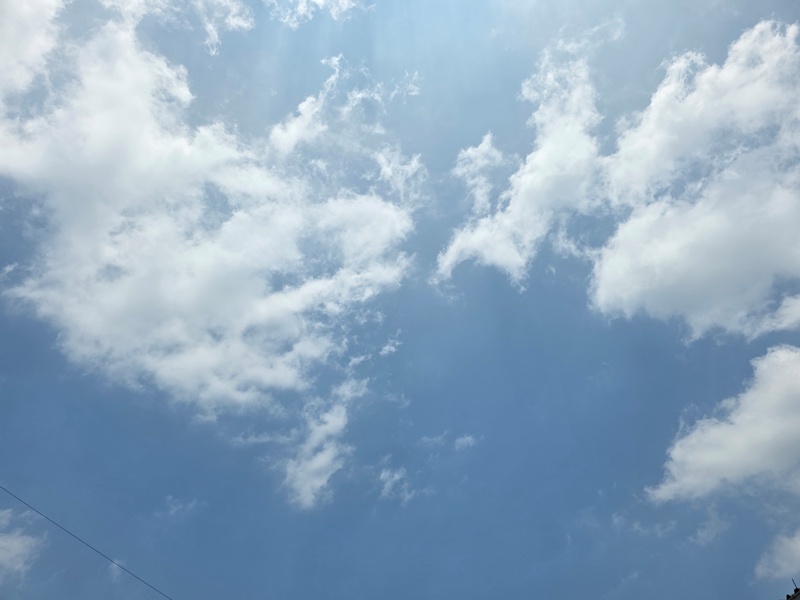 晴天の空