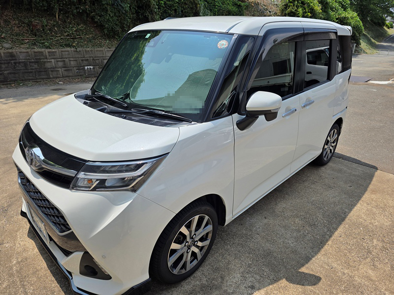 純水洗車 乾いたあと