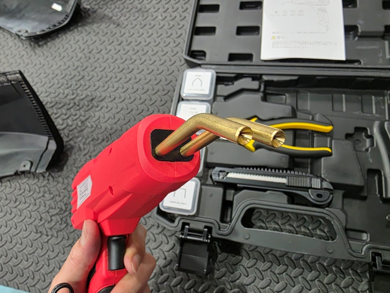 プラスチック溶接機・ホットステープル 本体使い方