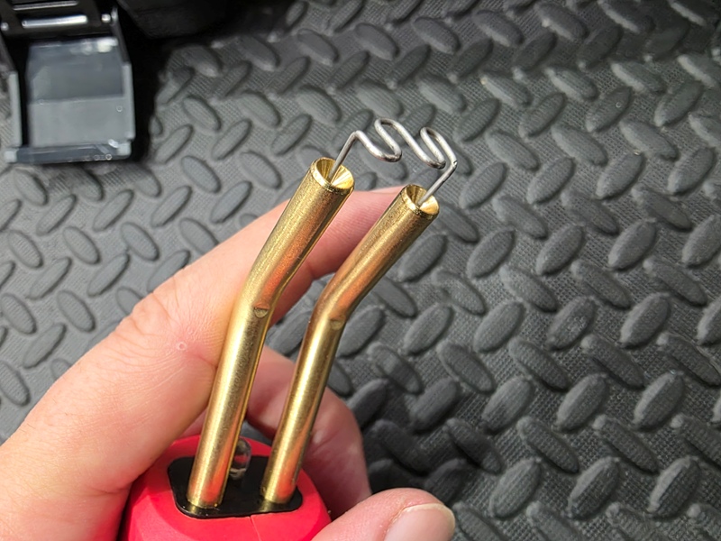 プラスチック溶接機・ホットステープル 電熱ピン装着