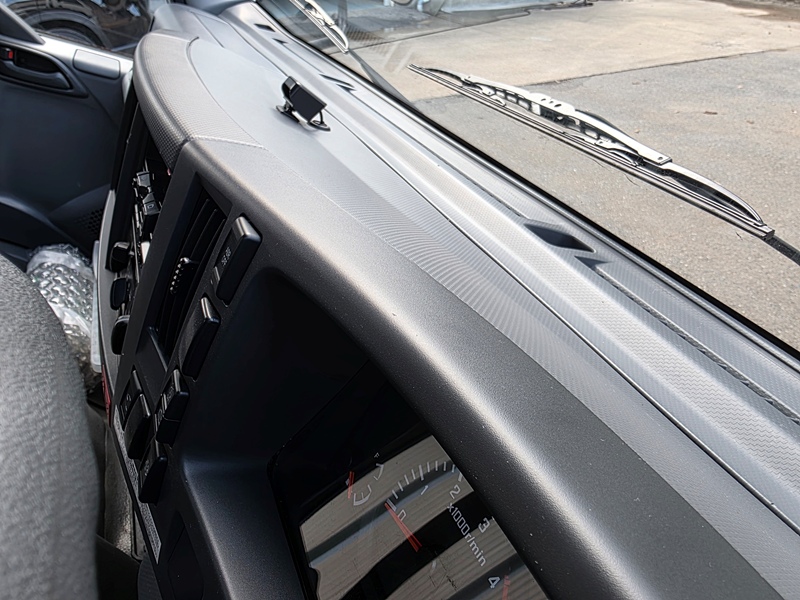 トラックのダッシュボード