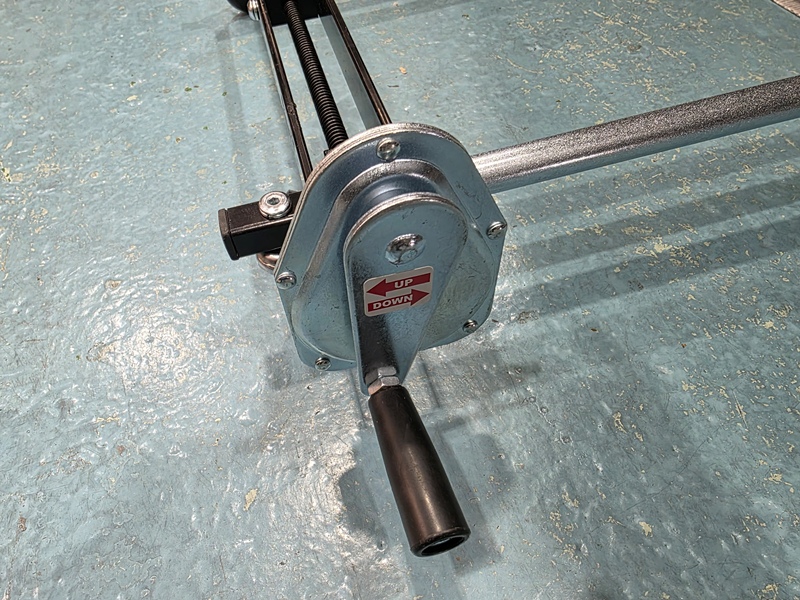 タイヤリフター『クルピタ丸』ハンドル部