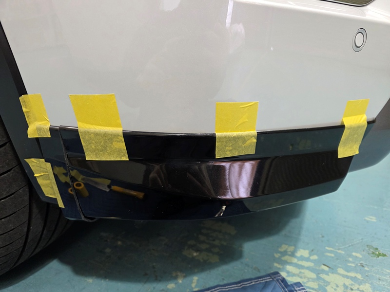 アウトランダーPHEV　フロントアンダーガーニッシュ 仮合わせ